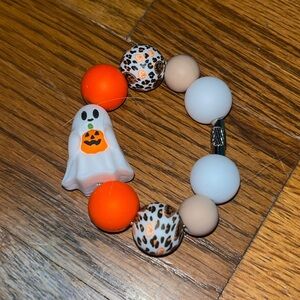 New Halloween Fall Ghost Stanley Cup Charm Purse Tumbler Beaded cup accessory
